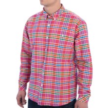 59%OFF メンズスポーツウェアシャツ バーバーネットシャツ - コットン、フロントボタン、（男性用）長袖 Barbour Net Shirt - Cotton Button Front Long Sleeve (For Men)画像